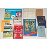 West Country cricket. Box comprising twenty six hardback books and booklets covering cricket history