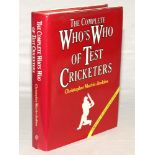 ‘The Complete Who’s Who of Test Cricketers’. Christopher Martin-Jenkins. First edition London