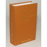 Wisden Cricketers’ Almanack 1907. Willows softback reprint (1999) in light brown hardback covers