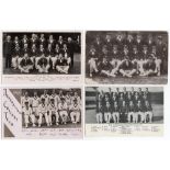 Australia tour postcards 1926-1961. Four original mono postcards or team photographs of Australian