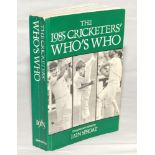 ‘The 1985 Cricketers’ Who’s Who’. Iain Sproat. London 1985. Original softback comprising over 150