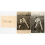 James Joseph Kelly. New South Wales & Australia 1894-1907. Laid down ink signature of Kelly on