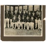 Australia tour to England 1930. Official mono photograph of the Australian touring party, seated and