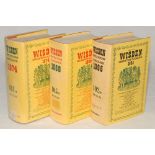 Wisden Cricketers’ Almanack 1965, 1968 and 1974. Original hardback editions with dustwrapper. All