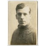 John ‘Jock’ Britton. Tottenham Hotspur 1926-1927. Sepia real photograph postcard of goalkeeper