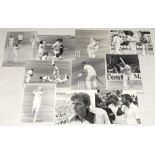 The Ashes. England v Australia 1981. A good selection of thirty original mono press photographs from