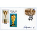 World Cup England 1966. Bobby Moore. Official first day cover ‘The World Cup 1930-1986’ taken from