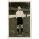 Andrew Thompson. Tottenham Hotspur 1920-1930. Mono real photograph postcard of Thompson, full