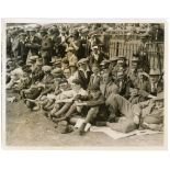 Australian tour to England 1921. Three original mono press photographs from the 1921 tour. Images