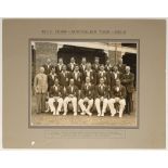 ‘Bodyline’. ‘M.C.C. Team- Australian Tour- 1932-33’. Large and impressive official mono photograph