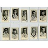 Signed trade cards. Selection of ten ‘World’s Best Cricketers’ trade cards, issued by Rover,