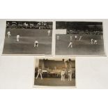 Kent. ‘Marden’s Red Letter Day’ 1925. Original mono press photograph of action from Marden &