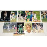 South Africa 1990s-2010s. Nine original colour press photographs of South Africa Test cricketers