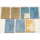 Scottish cricket. ‘Rowans Cricket Guide’. Glasgow. 1922, 1923, 1925, 1930, 1932 and 1935. Original