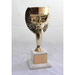 World Cup. Jules Rimet Trophy. Miniature replica of the Jules Rimet Trophy. The trophy, comprising