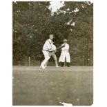 Claude Bowes-Lyon, 14th Earl of Strathmore and Kinghorne. Two original mono press photographs, one