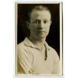 Herbert Bliss. Tottenham Hotspur 1912-1922. Sepia real photograph postcard of Bliss, head and