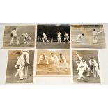 Cricket at The Oval 1960s-1990s. A large selection of over one hundred original mono press