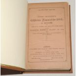 Wisden Cricketers’ Almanack 1884. 21st edition. Original paper wrappers, bound in brown boards, with