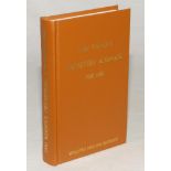 Wisden Cricketers’ Almanack 1890. Willows second softback reprint (2007) in light brown hardback