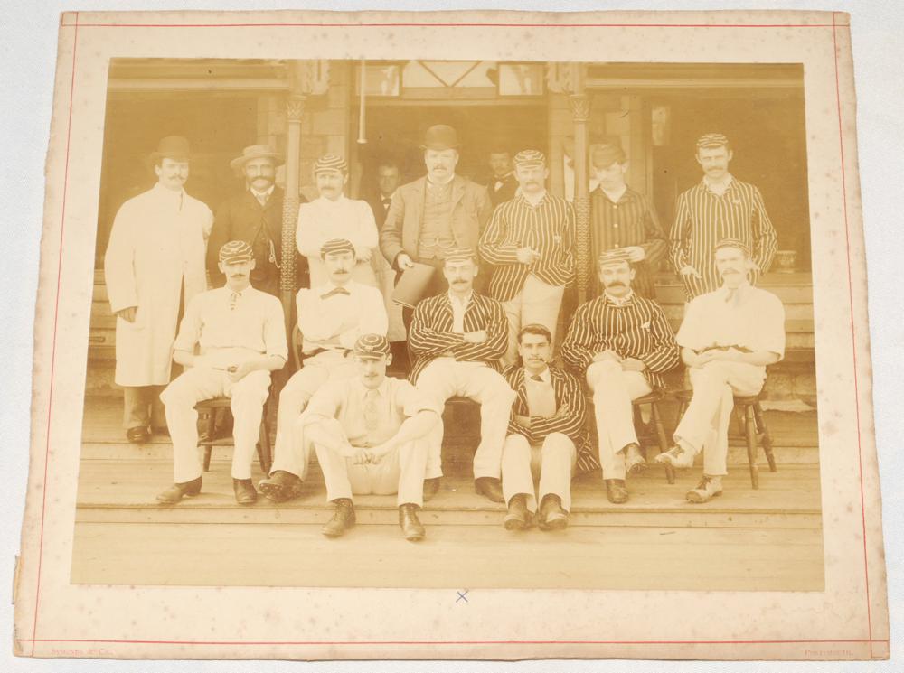 H.H Armstrong. Hampshire 1882-1885. Very large ledger style scrapbook containing some large period - Image 4 of 5