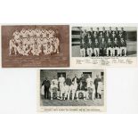 ‘Australians v Dublin University Eleven (Past and Present), June 1905’. Mono postally used