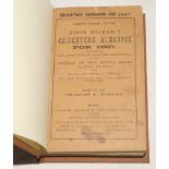 Wisden Cricketers’ Almanack 1887. 24th edition. Original paper wrappers, bound in brown boards, with