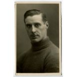 Cyril Henry Spiers. Tottenham Hotspur 1927-1933. Mono real photograph postcard of goalkeeper Spiers,