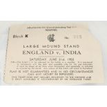 Home and overseas match tickets 1952-2017. Album containing a good selection of seventy two official