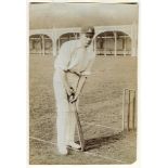 Warren Bardsley. New South Wales & Australia 1903-1926. Original sepia photograph of Australian