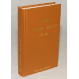 Wisden Cricketers’ Almanack 1943. Willows softback reprint (2000) in light brown hardback covers