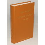 Wisden Cricketers’ Almanack 1893. Willows softback reprint (1992) in light brown hardback covers