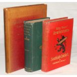 ‘Fifty Years Reminiscences of Scottish Cricket’, D.D. Bone, Glasgow 1898. Red cloth with