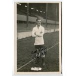 James Andrew Banks. Tottenham Hotspur 1913-1923. Mono real photograph postcard of Thompson, full