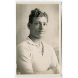 Albert Abraham Goodman. Tottenham Hotspur 1919-1920. Mono real photograph postcard of Goodman,