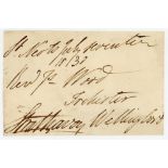 Charles Gordon. Lord Strathavon & Earl of Aboyne. Hampshire, Kent, Surrey & M.C.C. 1818-1843. Signed