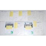 Gloucestershire C.C.C. 1984-2008. Thirty two official Glamorgan C.C.C. autograph sheets comprising a
