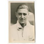 Albert Arthur Ringrose. Tottenham Hotspur 1936-1937. Mono postcard size real photograph of Ringrose,