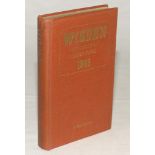 Wisden Cricketers’ Almanack 1945. 82nd edition. Original hardback. Only 1500 hardback copies were