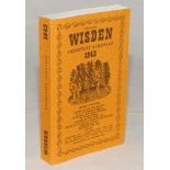 Wisden Cricketers’ Almanack 1943. Willows softback reprint (2000) in softback covers. Limited