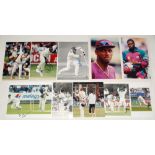 West Indies 1980s-1990s. Ten original colour and mono press photographs of West Indies Test