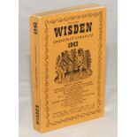 Wisden Cricketers’ Almanack 1942. 79th edition. Original limp cloth covers. Only 4100 paper copies