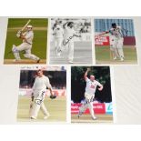 Kent C.C.C. 1940s-2000s. A selection of original modern press photographs of Kent players in match