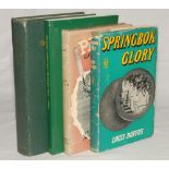 South Africa. Four titles, all original hardback unless stated. ‘South African Cricket 1927-1947’,