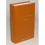Wisden Cricketers’ Almanack 1914. Willows softback reprint (2002) in light brown hardback covers