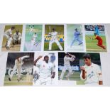 England Test, one day international and County players signed photographs 1980s-2020s. Twenty