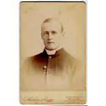 Reverend William Rashleigh. Oxford University & Kent, 1885-1901. Original sepia cabinet card