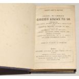 Wisden Cricketers’ Almanack 1891. 28th edition. Bound in mauve/blue boards, lacking original paper