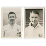 Leslie Roy Miller. Tottenham Hotspur 1936-1939 and Thomas Meads. Tottenham Hotspur 1929-1934. Two
