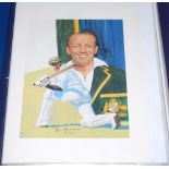 Lord’s Taverners Fifty Greatest cricketers. Forty one original bookplate prints of which thirty nine